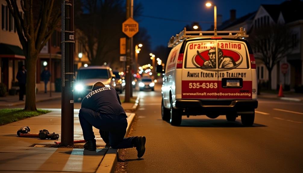 24 7 emergency drain cleaning